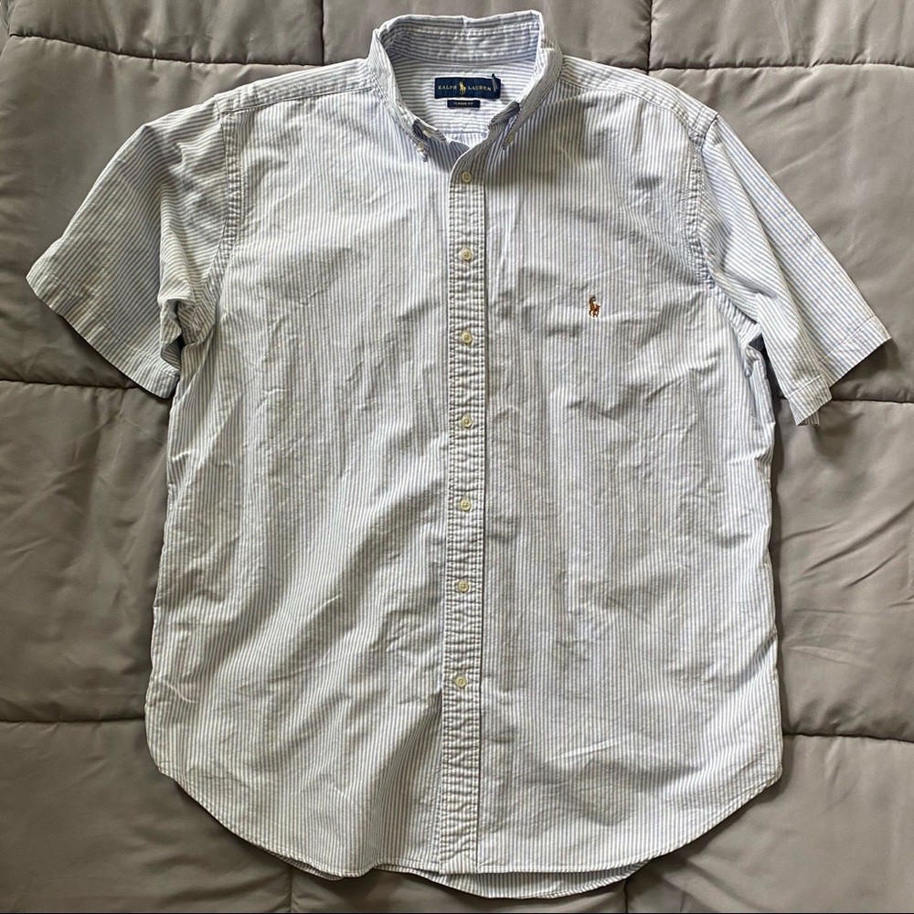 🐎 Ralph Lauren Stripe Shortsleeved Oxford